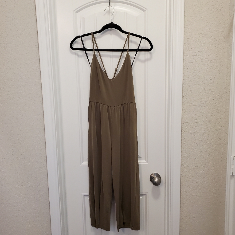 Forever 21 Olive Jumpsuit - M